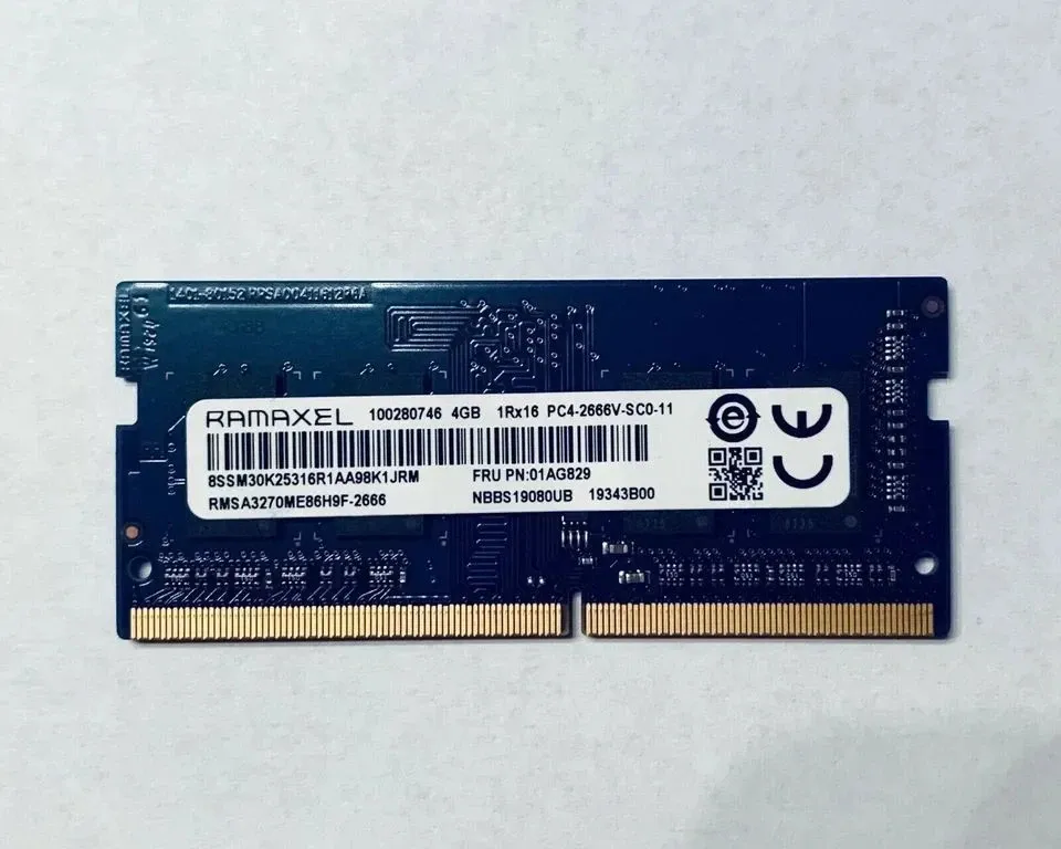 MEMORIA RAM PARA PORTÁTIL RAMAXEL 4GB DDR4 2666 MHZ SODIMM